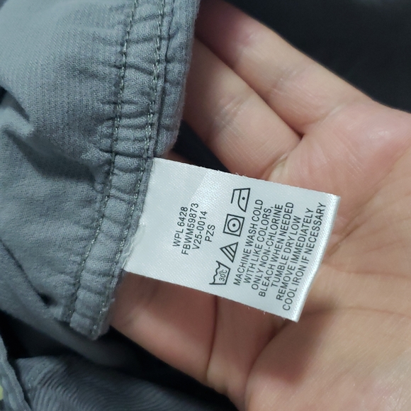 LEE DUNGAREES Grey Corduroy Button Up Shirt - Picture 7 of 8